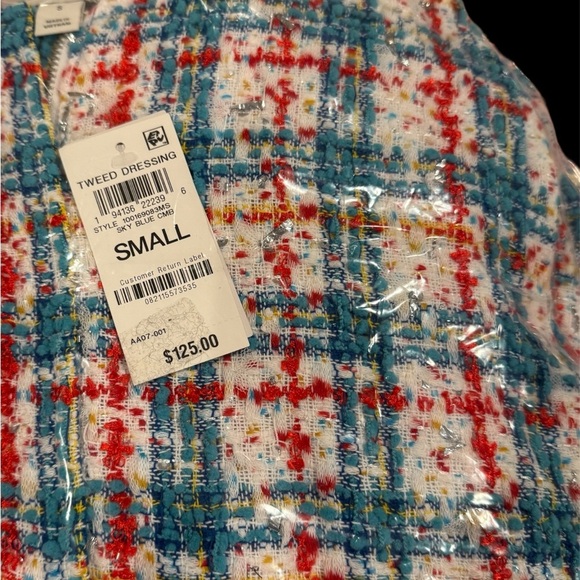 ON 34th Multicolor Tweed Zip-up Jacket Ladies Size Small - Picture 2 of 2